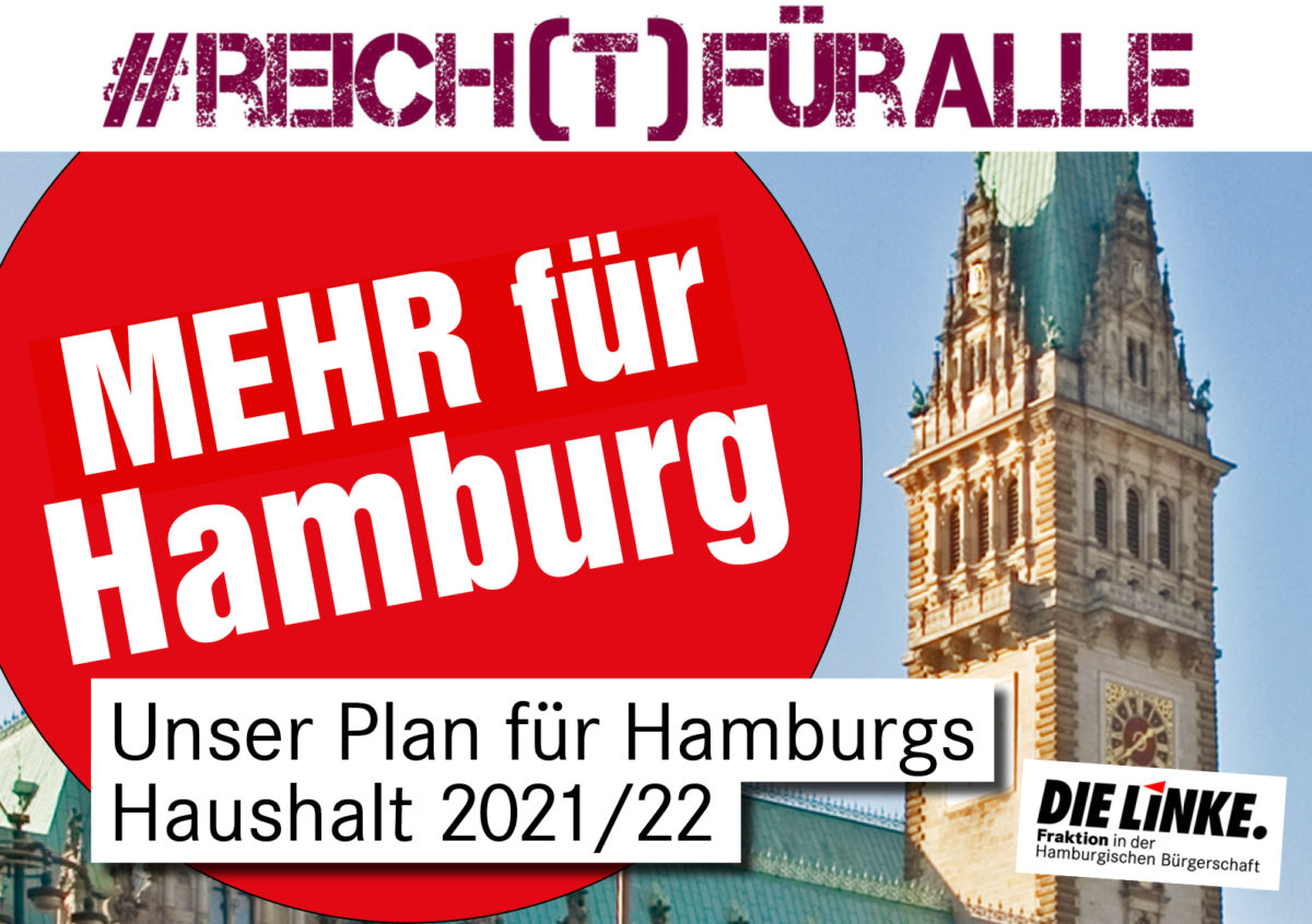 #Reich(t)füralle: Ein LINKER Haushalt für Hamburg