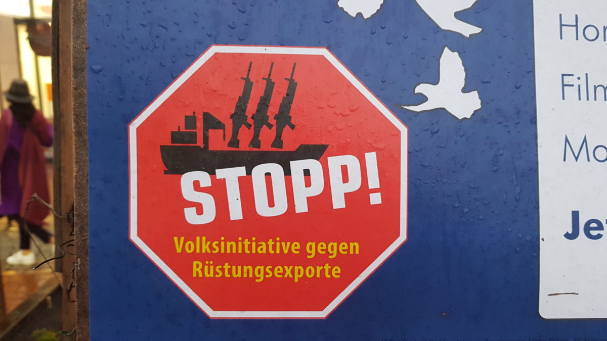 Stopp Rüstung: Hamburger Hafen ohne Waffen