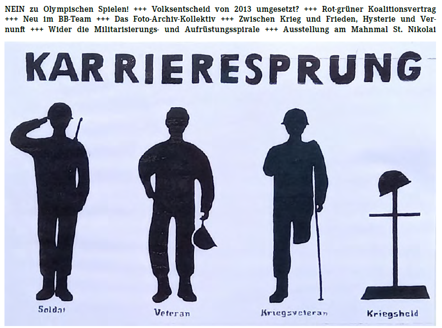 Bürger*innen Brief 06-2025 – No Krieg, NOlympia und Bewertung des Koalitionsvertrags